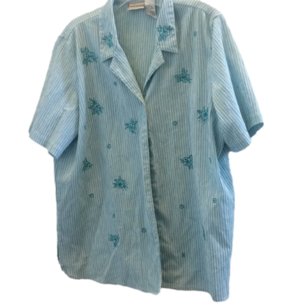 FINAL MARKDOWN Ladies’ Napa Valley Embroidered Blouse (L)